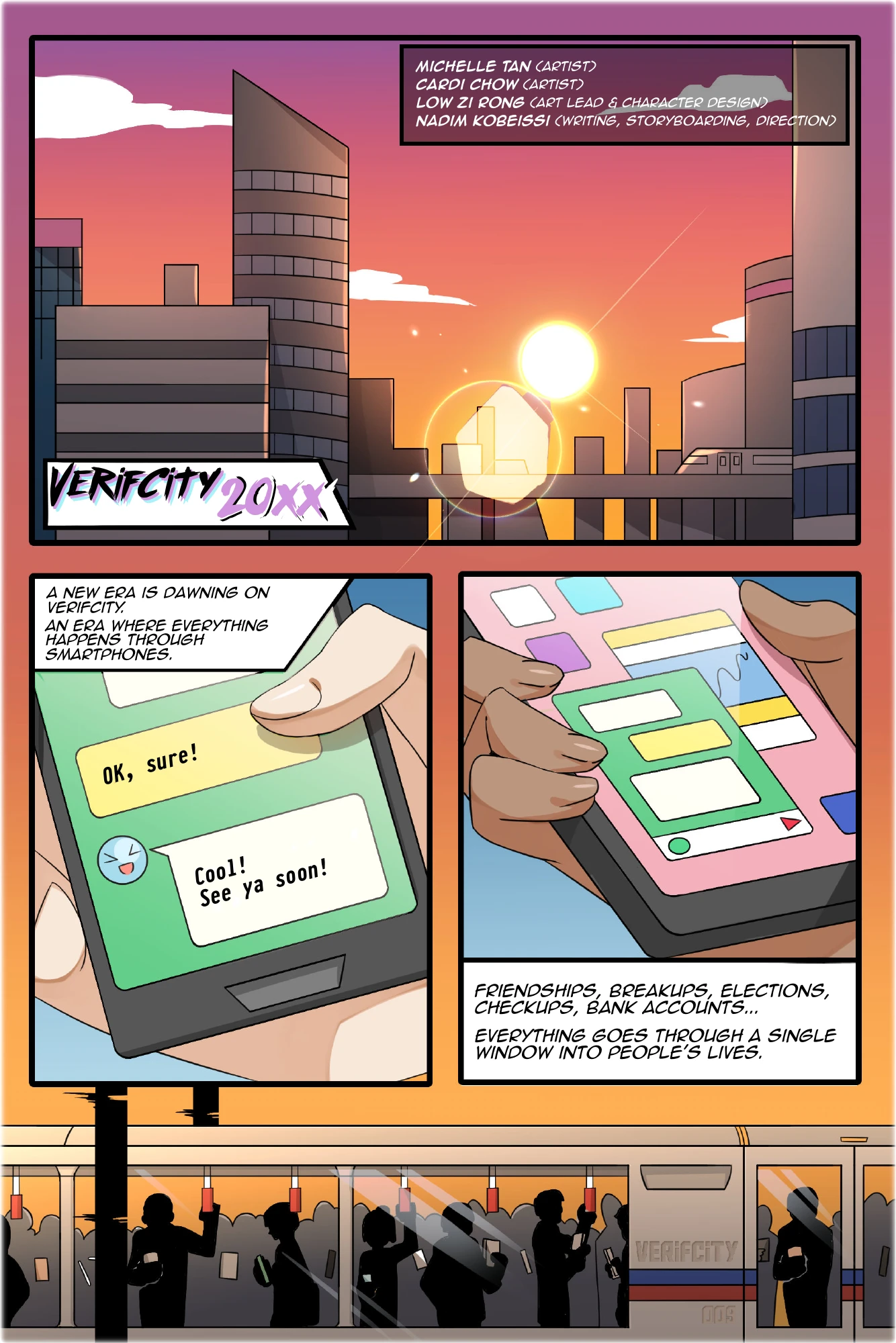 Page 1. VerifCity enters an era in which everyday life goes through smartphones.
